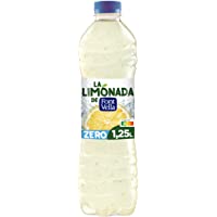 Los mejores  - Limonada de Font Vella Zero- Agua Mineral Natural con zumo de limón - Botella 1-25L